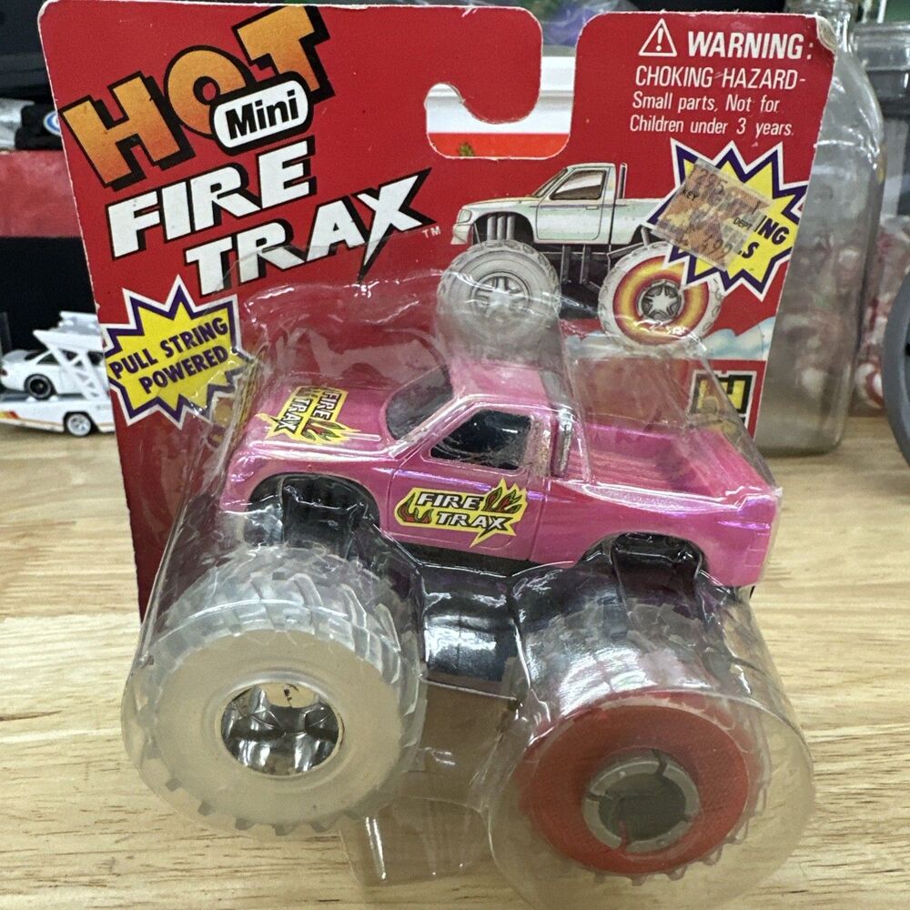 NOS Vintage HOT Mini FIRE TRAX Monster Truck KMart 1994 Tested Works!